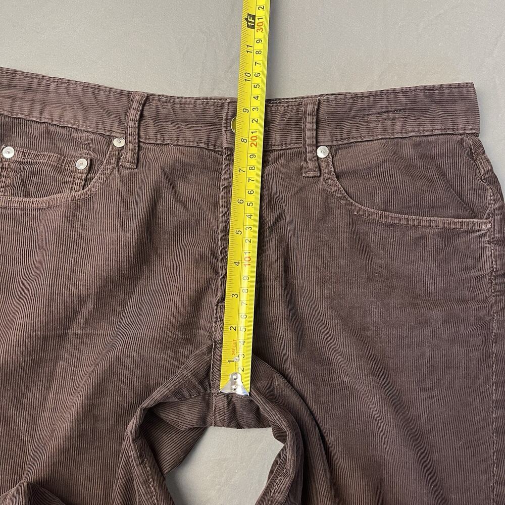 Bonobos Corduroy Pants Mens 31x30 Brown Slim Straight Stretch Classic Trouser - Picture 10 of 12